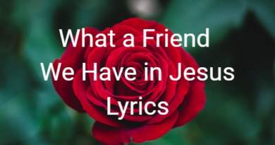 What a Friend We Have in Jesus Lyrics
