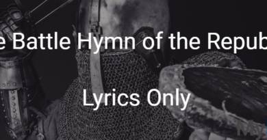 The Battle Hymn of the Republic – Lyrics Only
