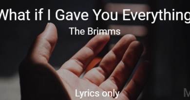 What If I Gave You Everything - The Brimms - Lyrics Only