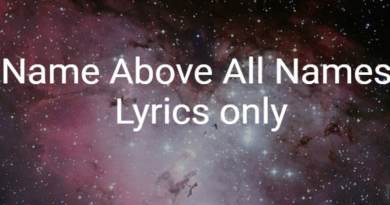 Jesus, Name above all names - lyrics only