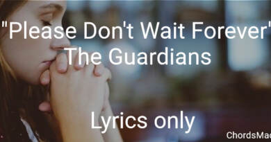 Please Don't Wait Forever - The Guardians - Lyrics Only